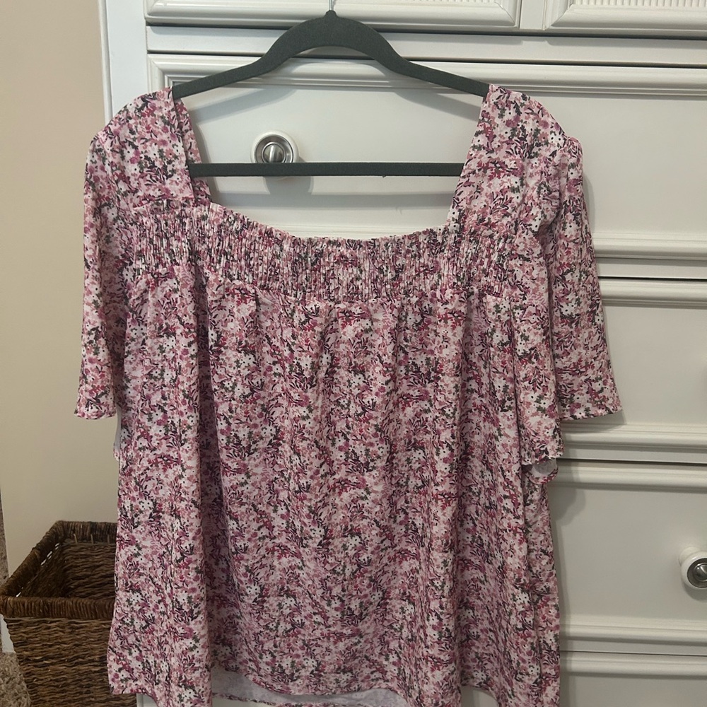 Hayden Pink Floral Blouse